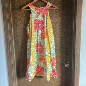 Cora Spearman Hawaiian High neck Dress 1X‎